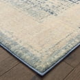 thumbnail image 2 of Avalon Home Penelope Blue Distressed Border Traditional Area Rug or Runner, Multiple Sizes, 2 of 3