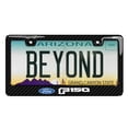 thumbnail image 2 of Ford F-150 New Black Real 3K Carbon Fiber Finish ABS Plastic License Plate Frame, 2 of 8