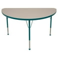 thumbnail image 1 of Mahar Creative Colors 48'' x 23.75'' Half Circle Activity Table, 1 of 1