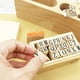 thumbnail image 1 of Sellos de letras del alfabeto de madera, caja de madera, álbum diario, sello de goma, juego de sellos, sello artesanal, accesorios para hacer tarjetas 26 carta BLESIY Sello de letras, 1 of 8
