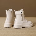 thumbnail image 4 of Wensltd Low Heel Ankle Boots for Women Casual Side Zipper Autumn Winter Versatile Boots, 4 of 9