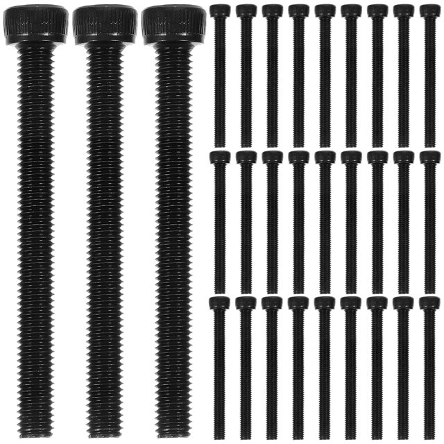 50pcs Hex Head Bolt M5x50mm Hexagon Socket Screw Thread Bolt Machine Mounting Screw