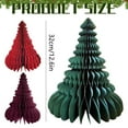 thumbnail image 2 of Paper Christmas Tree Tabletop Decorations, Paper Tree Christmas Decoration, Red, 12.6", by DJJGXAN, 2 of 9