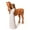 Brown Horse, variant on Girl & Horse Resin Figurine - Cowgirl Memorial Gift, Equestrian Decor for Horse Lovers, Home Ornament (White)