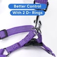 thumbnail image 4 of Arnés para perros Pawtitas reflectante, ajustable, morado, XS, 4 of 8