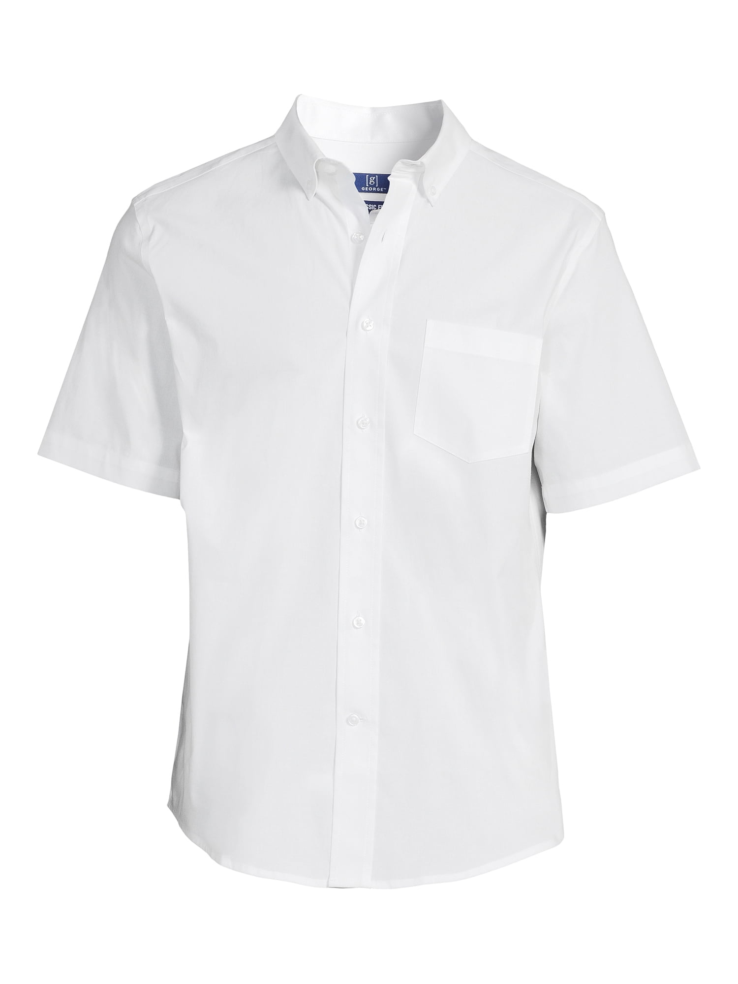 George Men’s Poplin Shirt with Short Sleeves