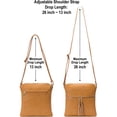 thumbnail image 3 of Solene Bolso Bandolera Mediano Ligero para Mujer con Borla, Bolsos Bandolera de Tamaño Perfecto para Uso Diario, Viajes, 3 of 5