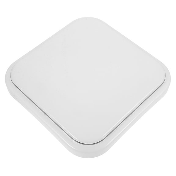 HEALEEP 1Pack Light Covers for Ceiling with Easy Installation 8.3x8.3x1.6in White Silver