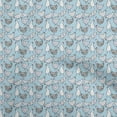 thumbnail image 1 of oneOone Cotton Poplin Sky Blue Fabric Birds Rooster Sewing Craft Projects Fabric Prints By Yard 42 Inch Wide, 1 of 5
