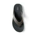 thumbnail image 3 of Okabashi Voyager Men's Flip Flops-Black/Fawn-10, 3 of 6
