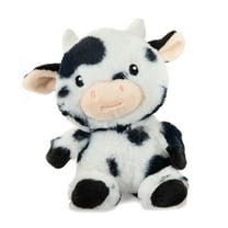 Small Cow Plush, Black and White, 7", Valentine's Day by Way To Celebrate