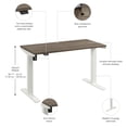 thumbnail image 6 of Move 40 Series 48W Adjustable Standing Desk in Modern Hickory - Engineered Wood, 6 of 7