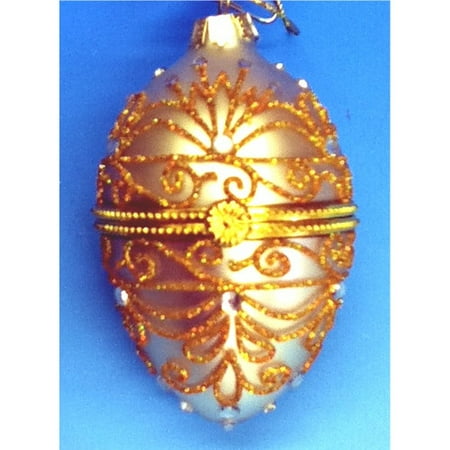 Horizons East Faberge Style Opening Egg Ornament
