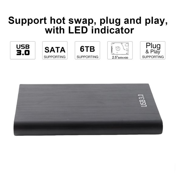 Caja SSD USB 3.0 A USB2.0, Caja SSD Profesional Portátil Externa Caja De Disco Duro Caja De Disco Duro Para Hombres Mujeres Para Disco Duro De 2,5 Pulgadas 7-9,5 MmHDD Y SSD Para