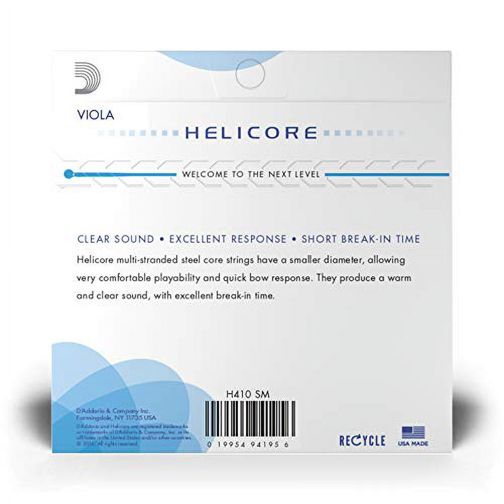 D'Addario H410 Helicore Viola String Set 14"-15" Short Scale