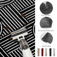 thumbnail image 6 of Ink Black Arches 5' Round Rug for Dining Table for 4 People Under Table Placement, Abstract Modern Minimalist Curves Line Geometric Washable Non Slip Circle Area Rug, 6 of 9