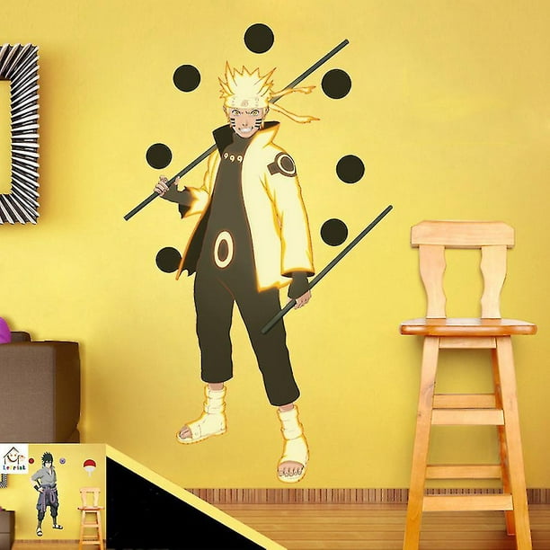 Papier peint Manga Anime NARUTO Milk Tea Shop Noir Blanc mural personnalisé  pour salon chambre décoration murale-Custom size : : Bricolage