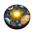 thumbnail image 3 of Gaeub Space Planet 14-17in Tire Cover, Spare Tire Cover, for Camper Caravan, Trailer, Car, Truck, SUV, Jeep - 17 inch, 3 of 9