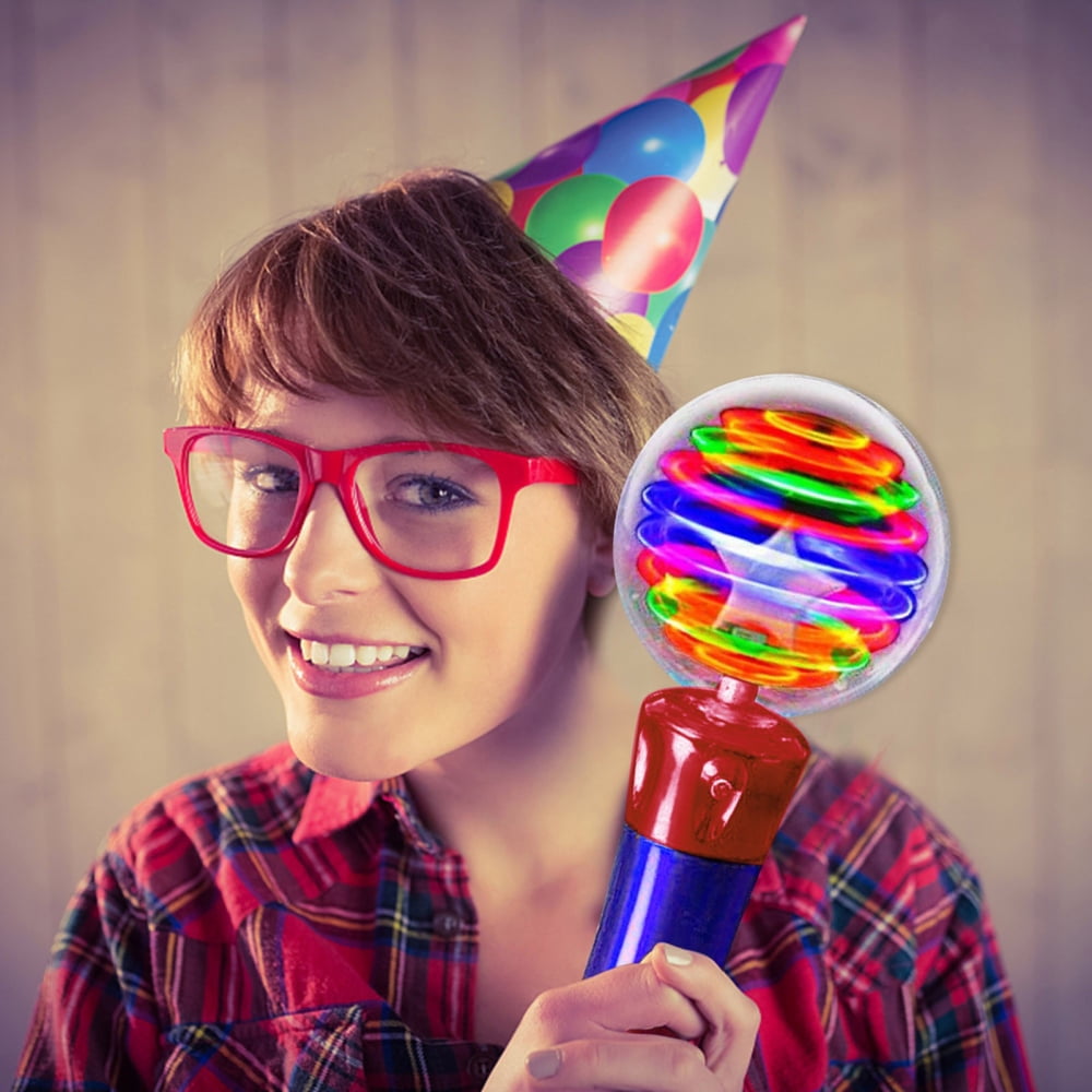 Children's Luminous Magic Ball Toy Stick Thrilling Spinning Light Show