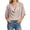 #01 Beige 【Mix, Match & Rotate: Stock Up on Daily Colors】, variant on Women's Loose Fit V Neck Pleated Collar Chiffon Casual Top Shirt Blouse Soft Lightweight Work Office Outfits | CSEONE,Beige L