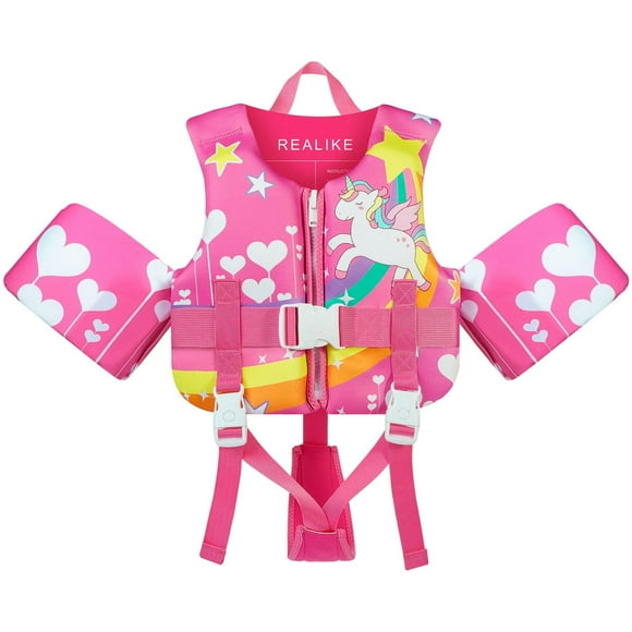 Chaleco de natación REALIKE para niños pequeños, de 10 a 40 kg, de 1 a 4 años