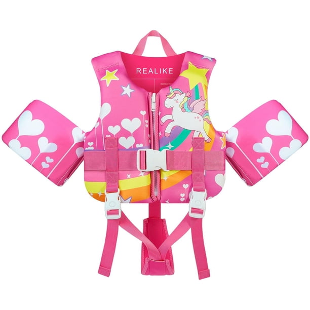 Chaleco de natación REALIKE para niños pequeños, de 10 a 40 kg, de 1 a 4 años