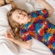thumbnail image 5 of Balery Colorful Hawaii Palms Conjunto de Pijama Infantil de Manga Corta con Estampado – Ropa de Dormir de Algodón Suave-4X-Large, 5 of 6
