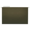 Universal UNV14213 1/3 Tab 11 Point Stock Hanging File Folders - Legal, Standard Green (25/Box)