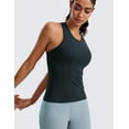 thumbnail image 4 of CRZ YOGA Seamless Workout Tank Tops for Women - Athletic Running Gym Sleeveless Shirts Racerback Breathable, 4 of 6