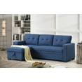 thumbnail image 5 of Living Room Modern Linen Sectional Sofa 220cm with Chaise and Storage, 5 of 19
