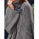 thumbnail image 5 of Suéter PRETTYGARDEN Cuello Alto Tejido Grueso Gris XL, 5 of 8