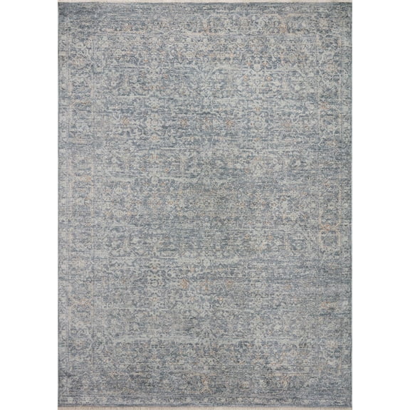 Angela Rose x Loloi Blake Denim / Taupe 5'-3" x 7'-6" Area Rug