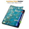thumbnail image 2 of ELEHOLD for iPad Air 13 Inch Case M2 (2024), iPad Air 13 Case with Pencil Holder, Support iPad 2nd Pencil Charging/Pair, Trifold Stand Smart Case with Soft TPU Back,Auto Wake/Sleep,Apricot Blossom, 2 of 8