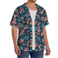 thumbnail image 4 of Cauagu Happy Mother's Day Men's Short Sleeve Button Down Hawaiian Shirt for Men Bowling Shirts Casual Summer Beach Shirt,Medium, 4 of 6