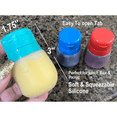 thumbnail image 3 of CMHB Travel Dressing Containers Red/Blue/Green Silicone Soft Squeeze Salad Dressing (3 Count), 3 of 7