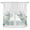 White, variant on Swag Valance Curtains for Windows, Navy Blue Wildflowers Light Filtering Kitchen Curtains with Rod Pocket, Spring Pastoral Botanical Floral Window Treatment Valances for Living Room, 36x63 - 2 PCS