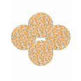 thumbnail image 7 of 13 Inch Round Placemats Set of 4, Spring Botanical Non Slip Heat Insulation PP Table Mats, Watercolor Floral Flowers Botanical Yellow Washable Place Mats for Kitchen Dining Party Table Decor, 7 of 7