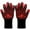 Red, variant on BBQ Gloves,1472℉ Heat Resistant Gloves with Silicone Non-Slip for Oven,Baking,Frying (Pack of 2)