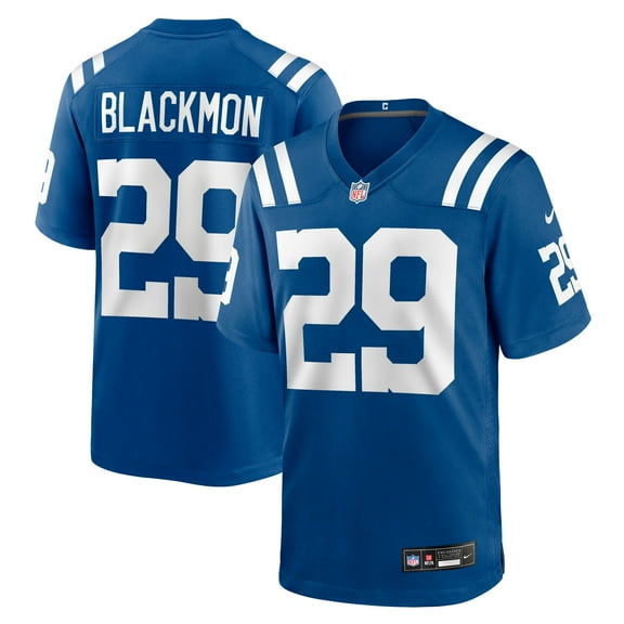 Men's Nike Mekhi Blackmon Royal Indianapolis Colts Team Game Jersey
