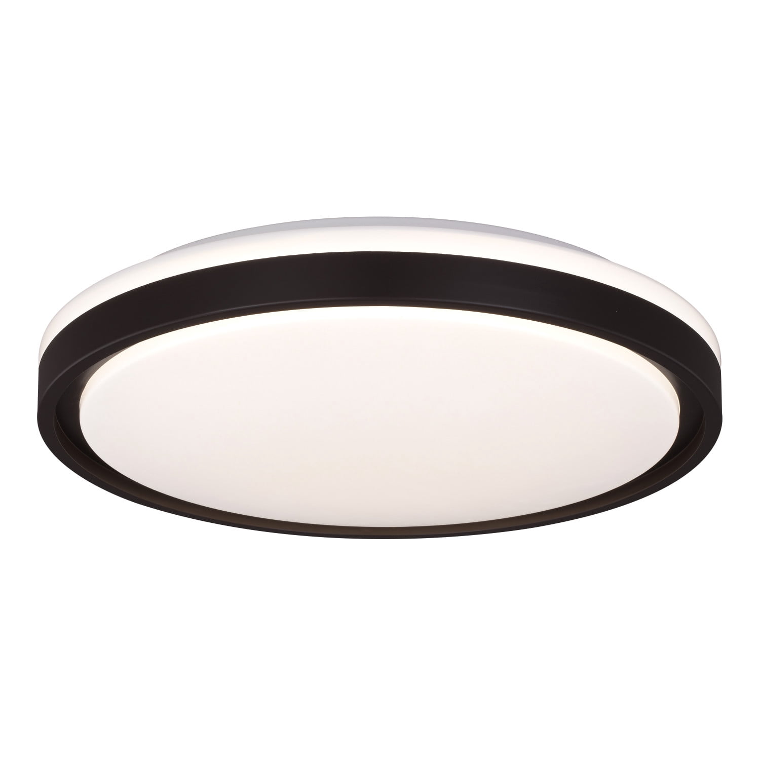 Ellie 16.25-in W Integrated LED Bronze Contemporary Flush Mount Ceiling Light Fixture