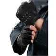 thumbnail image 1 of Guantes FIORETTO de piel auténtica sin dedos para hombre, color negro L, 1 of 6