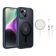 thumbnail image 1 of Funda Para iPhone Con Magsafe Uso Rudo+cargador Inalambrico, 1 of 5