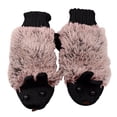 thumbnail image 2 of XZNGL Cartoon Hedgehog Wool Double Layer Thermal Insulation with Finger Weave Gloves, 2 of 7