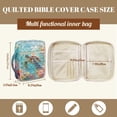 thumbnail image 5 of FOR U DESIGNS Turtle Hibiscus Pattern Bible Cover Portable Bible Carrying Case Lightweight Church Bag Bible Protective Bible Carrier Tote Bag Christian Gifts Accessories, 5 of 7