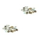 thumbnail image 4 of Matsuzay Botones de concha redonda de amplia aplicación, 100 Uds., para varias manualidades DIY, botones de costura de moda 15.0 MM*Un nivel 2Conjunto, 4 of 6