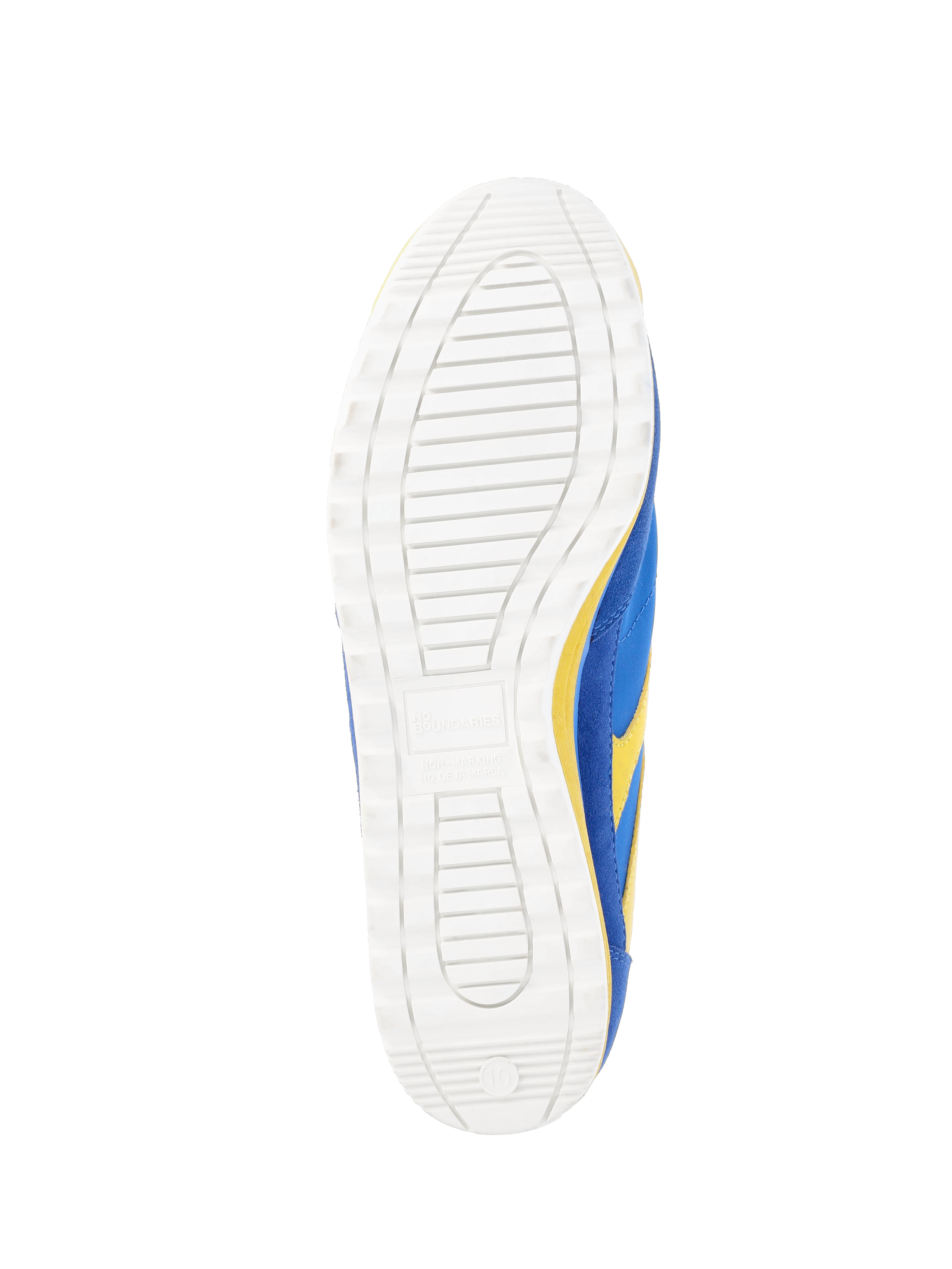 No Boundaries Men's Suede Slim Sneakers