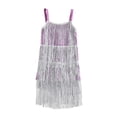 thumbnail image 1 of Vestido De NiñA PequeñA Con Borlas, Sin Mangas, Cuello Cuadrado, Con Cremallera En La Espalda, Vestido De Baile, 1 of 4