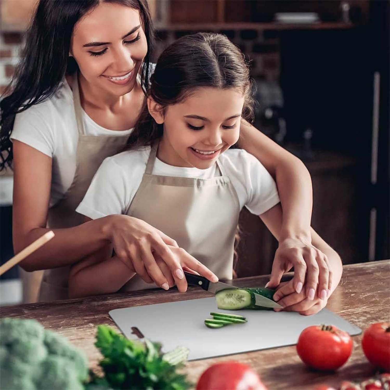 Katuchef Titanium Cutting Boards For Kitchen,Titachef Cutting Board, Katu Chef Cutting Board,100% Pure Durable Knife-Friendly Cutting Boards Durable Double Sided Easy To Clean