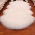 thumbnail image 4 of Alfombras de lujo para dormitorio, guardería, alfombras de piel para niños blanco S, 4 of 9