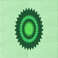 thumbnail image 1 of Ahgly Company Machine Washable Indoor Square Transitional Light Green Area Rugs, 5' Square, 1 of 7
